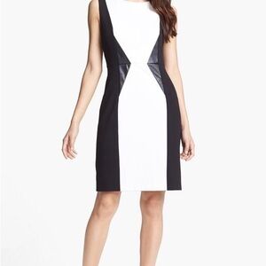 Vicky Tiel Black and White Sleeveless Dress sz. 8